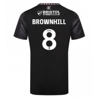 Maglia Calcio Burnley Josh Brownhill #8 Seconda Divisa 2024-25 Manica Corta